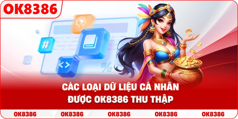 Các loại dữ liệu cá nhân được OK8386 thu thập